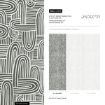 Gray Abstract Brush Wallpaper / Peel and Stick Wallpaper Removable Wallpaper Home Decor Wall Art Wall Decor Room Decor - C905
