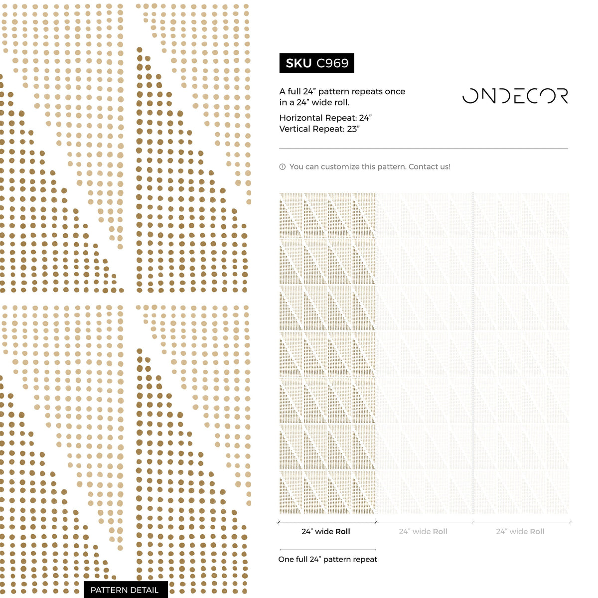 Beige Modern Dots Wallpaper / Peel and Stick Wallpaper Removable Wallpaper Home Decor Wall Art Wall Decor Room Decor - C969
