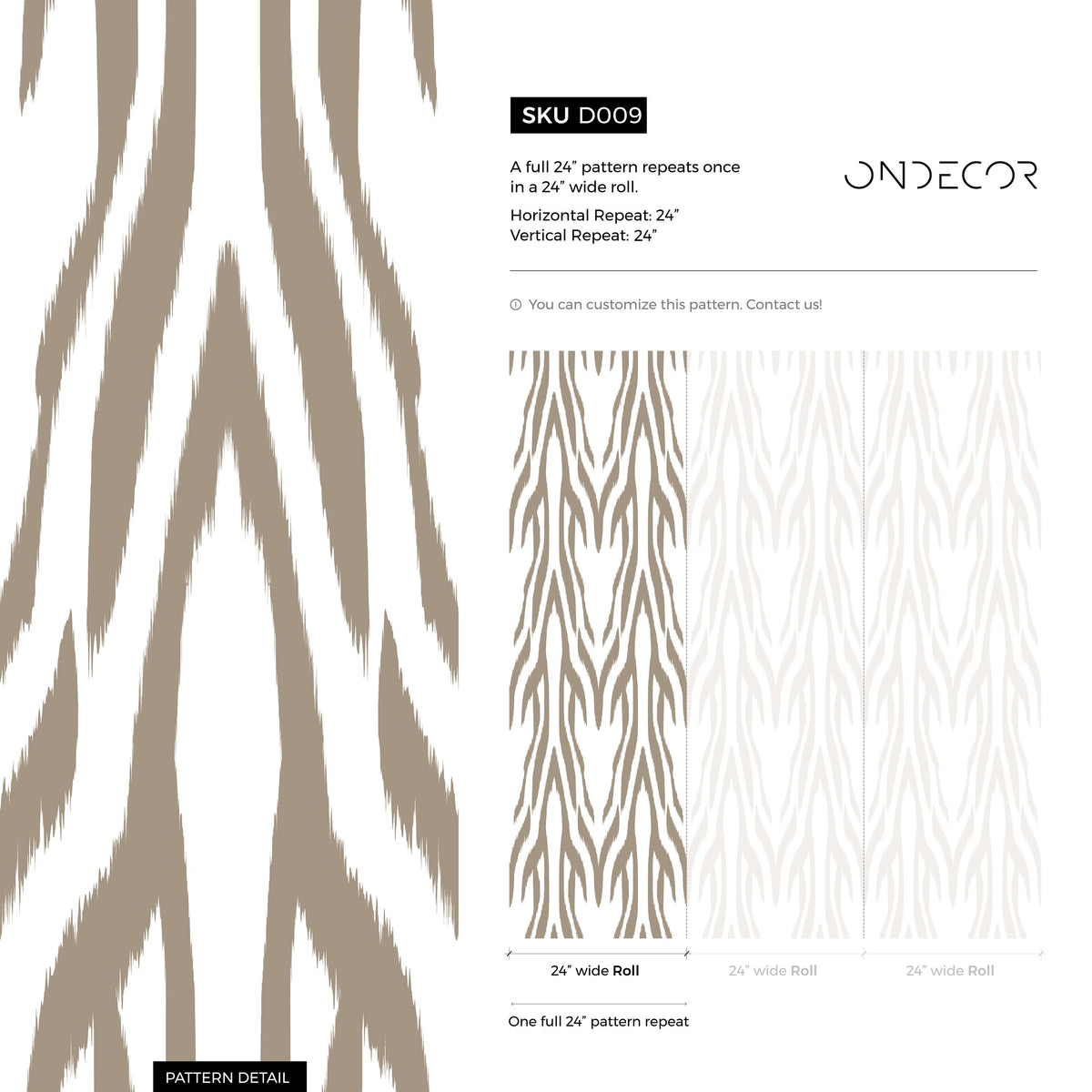 Beige Boho Retro Wallpaper / Peel and Stick Wallpaper Removable Wallpaper Home Decor Wall Art Wall Decor Room Decor - D009