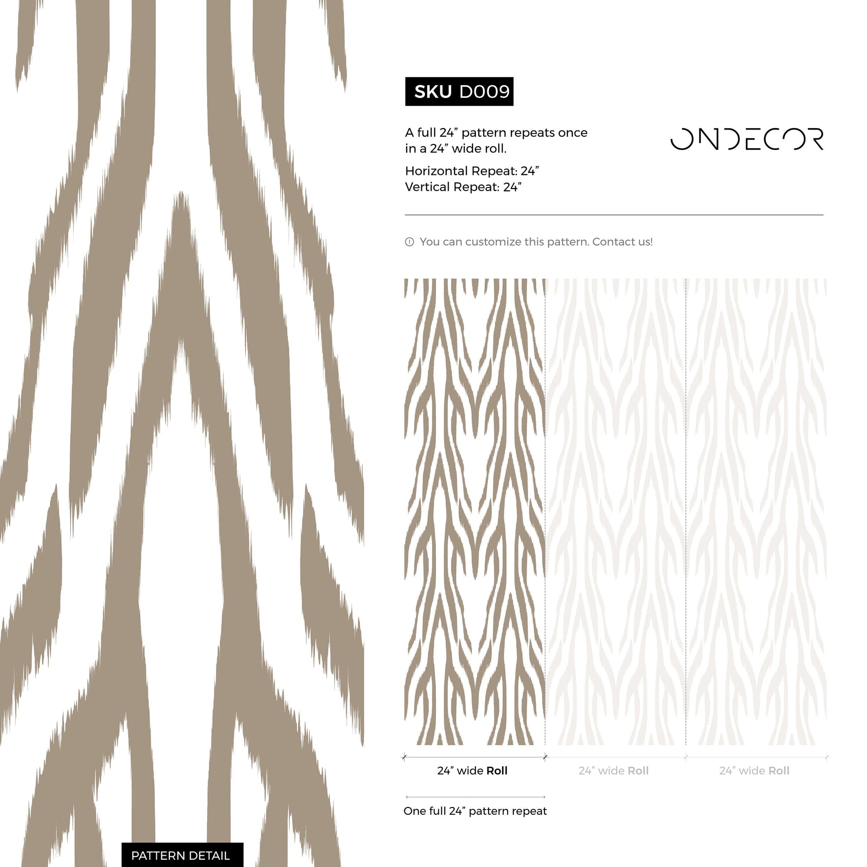 Beige Boho Retro Wallpaper / Peel and Stick Wallpaper Removable Wallpaper Home Decor Wall Art Wall Decor Room Decor - D009