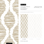 Wallpaper Peel and Stick Wallpaper Removable Wallpaper Home Decor Wall Art Wall Decor Room Decor / Wavy Art Abstract Wallpaper - C580