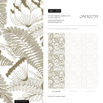 Beige Boho Flower Wallpaper / Peel and Stick Wallpaper Removable Wallpaper Home Decor Wall Art Wall Decor Room Decor - C849