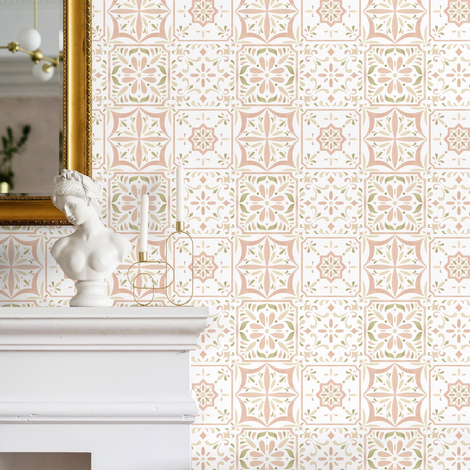 Removable Wallpaper Wallpaper Temporary Wallpaper Flowers Wallpaper Peel and Stick Wallpaper Wall Paper - C256