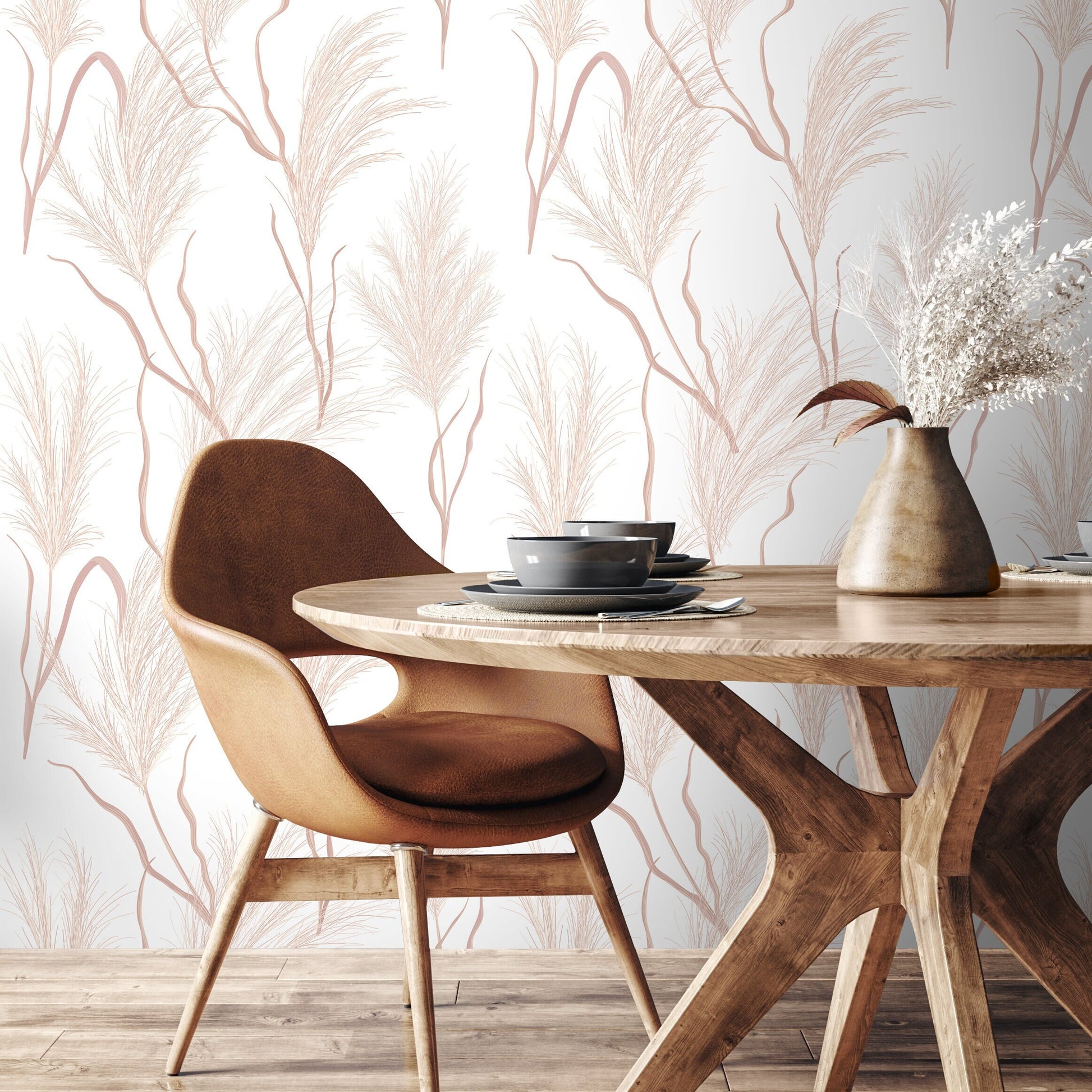 Wallpaper Peel and Stick Wallpaper Removable Wallpaper Home Decor Wall Art Wall Decor Room Decor / Leaves Wallpaper - C351