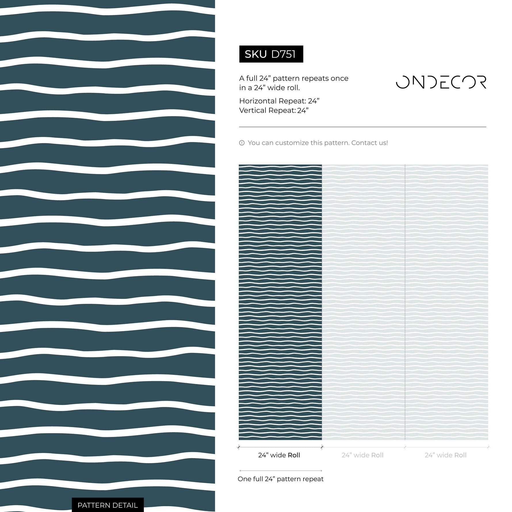 Dark Blue Minimalist Lines Wallpaper Boho Wallpaper Peel and Stick and Traditional Wallpaper - D751