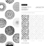 Abstract Circles Removable Wallpaper Wall Decor Home Decor Wall Art Printable Wall Art Room Decor Wall Prints Wall Hanging - B897