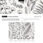 Classic Botanical Etching Wallpaper - C042