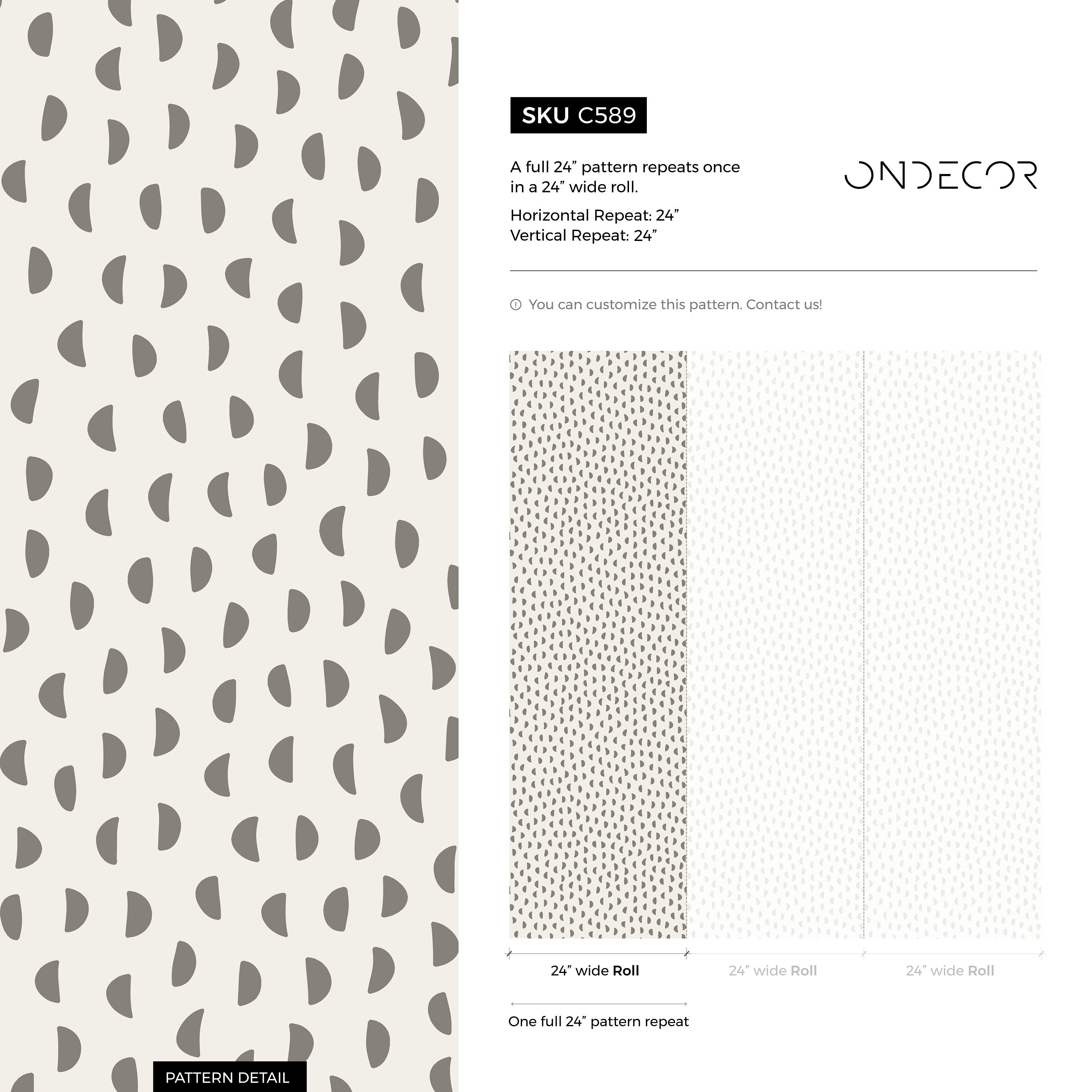 Simple Shapes Speckle Wallpaper - Peel and Stick India | Ubuy