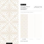 Neutral Floral Tile Wallpaper / Peel and Stick Wallpaper Removable Wallpaper Home Decor Wall Art Wall Decor Room Decor - C748