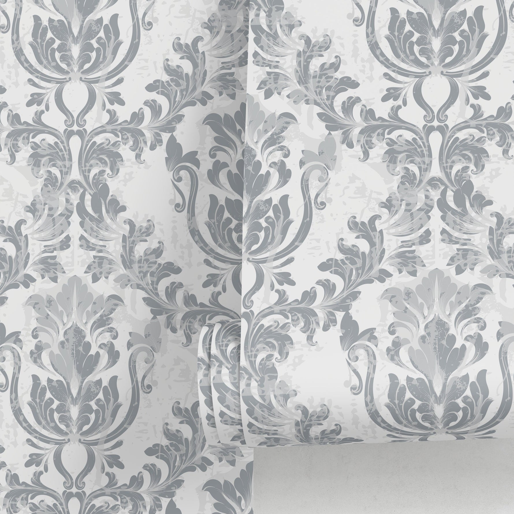 Vintage Damask Wallpaper Removable Wallpaper Wall Decor Home Decor Wall Art Printable Wall Art Room Decor Wall Prints Wall Hanging - B780