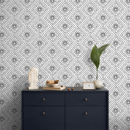 Wallpaper Peel and Stick Wallpaper Removable Wallpaper Home Decor Wall Art Wall Decor Room Decor / Modern Black and White Wallpaper - C533