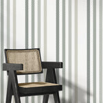 Herringbone Striped Wallpaper Farmhouse Wallpaper Peel and Stick and Traditional Wallpaper - D780