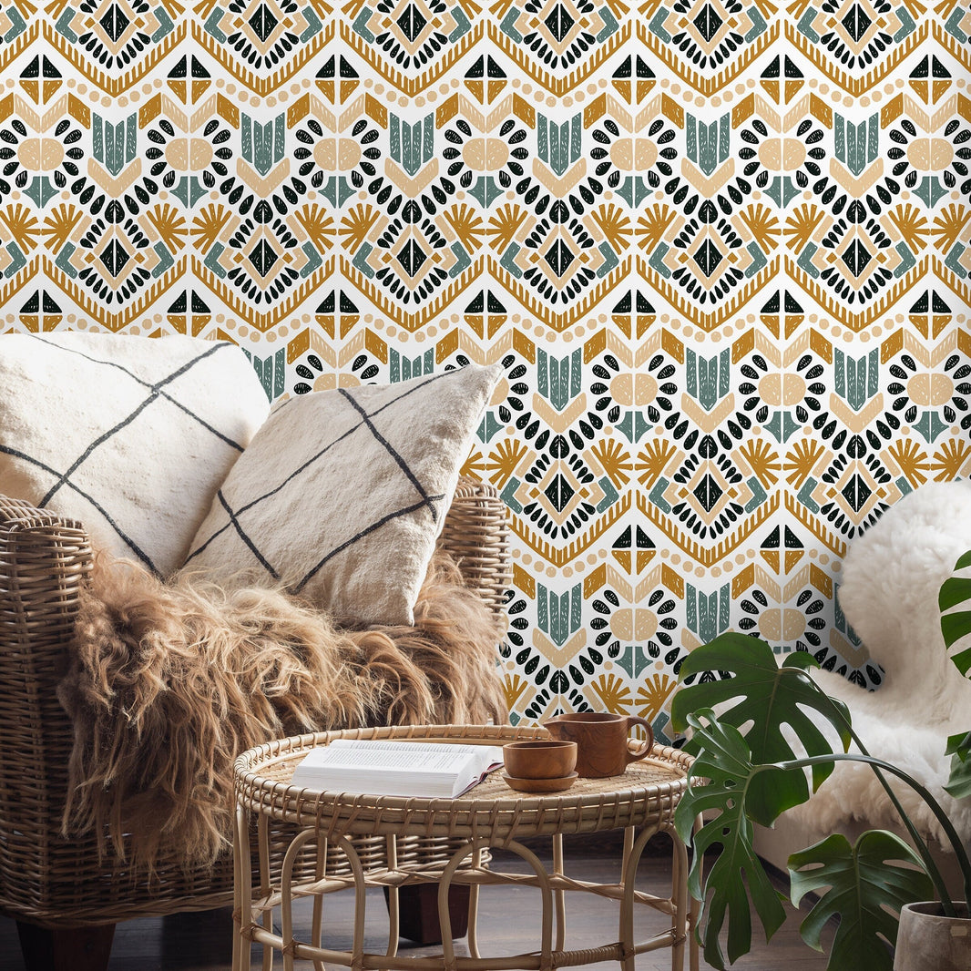 Boho Wallpaper - ONDECOR.COM