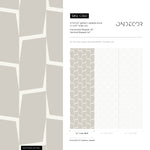 Wallpaper Peel and Stick Wallpaper Removable Wallpaper Home Decor Wall Art Wall Decor Room Decor / White and Beige Abstract Wallpaper- C560