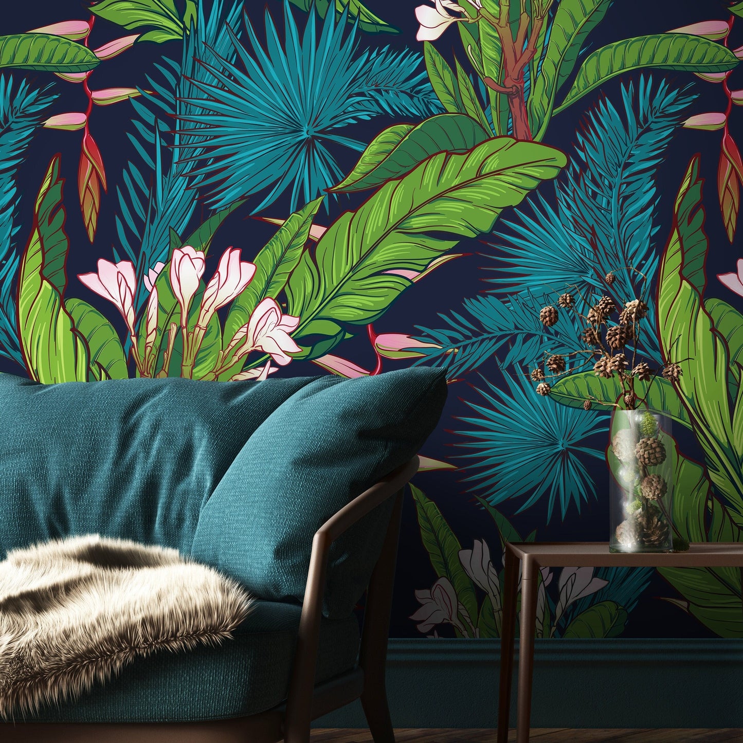 Removable Wallpaper Peel and Stick Wallpaper Wall Paper Wall Mural - Tropical Wallpaper - A469