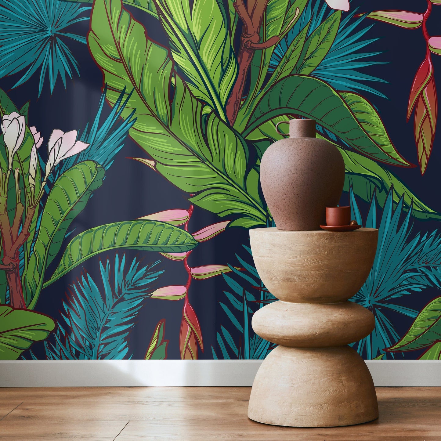Removable Wallpaper Peel and Stick Wallpaper Wall Paper Wall Mural - Tropical Wallpaper - A469