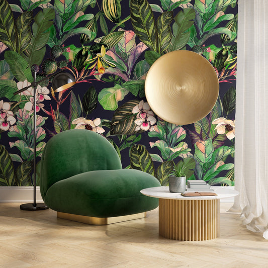 Removable Wallpaper Peel and Stick Wallpaper Wall Paper Wall Mural - Tropical Wallpaper - A470