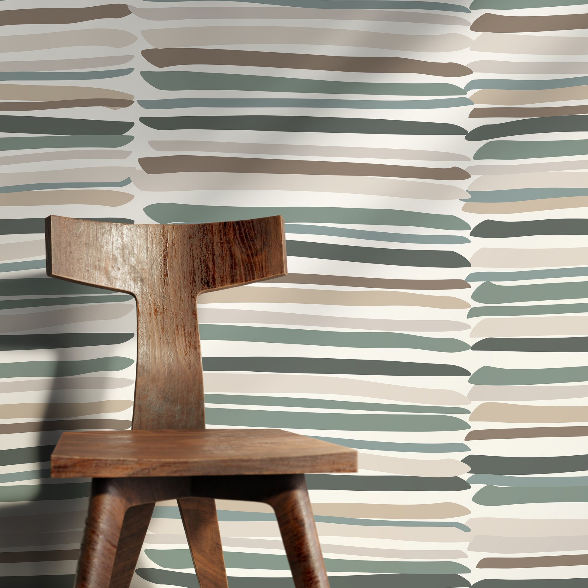 Unique Striped Wallpaper Modern Wallpaper Peel and Stick and Traditional Wallpaper - D794