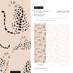 Wallpaper Peel and Stick Wallpaper Removable Wallpaper Home Decor Wall Art Wall Decor Room Decor / Pink Animal Wallpaper - C349