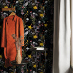 Temporary Wallpaper Wallpaper Colorful Wallpaper Wallpaper, Peel and Stick Self Adhesive Fabric Floral Wallpaper - A573