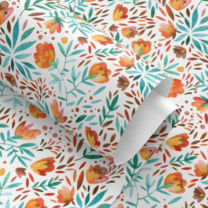 Wallpaper Peel and Stick Wallpaper Removable Wallpaper Home Decor Wall Art Wall Decor Room Decor / Floral Wallpaper - C311
