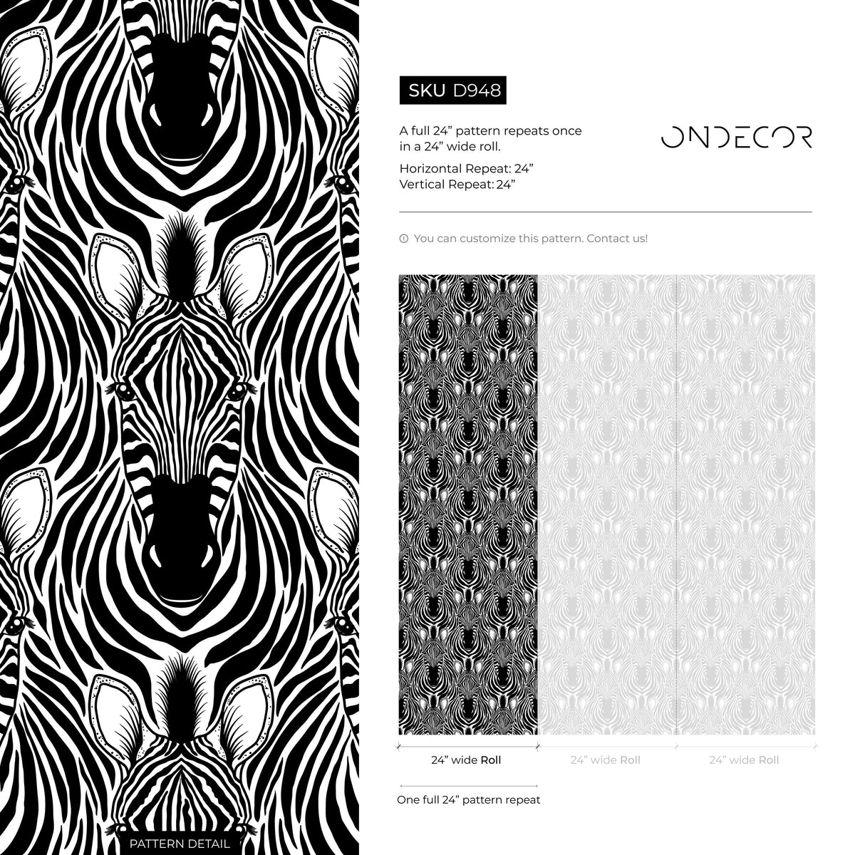Animal Print Zebra Wallpaper Removable Wallpaper Wall Decor Home Decor Wall Art Printable Wall Art Room Decor Wall Prints Wall Hanging - B765