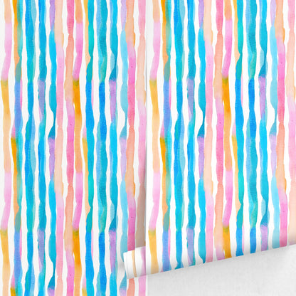 Colorful Wallpaper Removable Wallpaper Wall Decor Home Decor Wall Art Printable Wall Art Room Decor Wall Prints Wall Hanging - B664