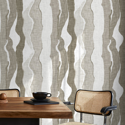 Abstract Waves Wallpaper Modern Wallpaper Peel and Stick and Traditional Wallpaper - D838