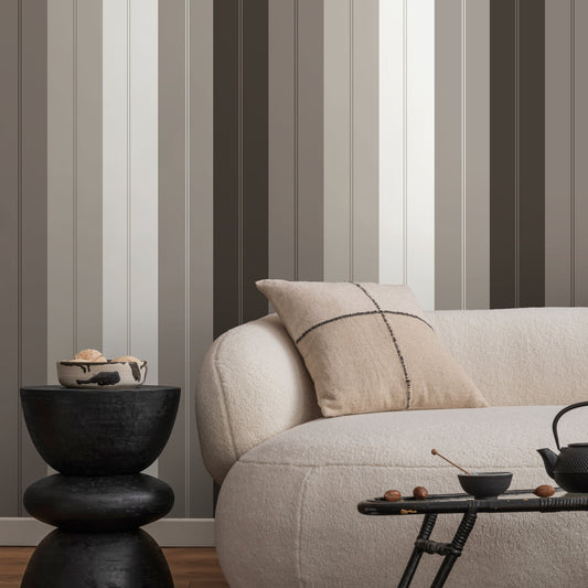 Vertical Striped Wallpaper Modern Wallpaper Peel and Stick and Traditional Wallpaper - D807