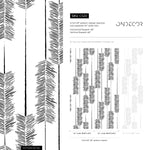 Wallpaper Peel and Stick Wallpaper Removable Wallpaper Home Decor Wall Art Wall Decor Room Decor / Black and White Boho Wallpaper - C520