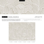 Boho Large Floral Wallpaper / Peel and Stick Wallpaper Removable Wallpaper Home Decor Wall Art Wall Decor Room Decor - C922