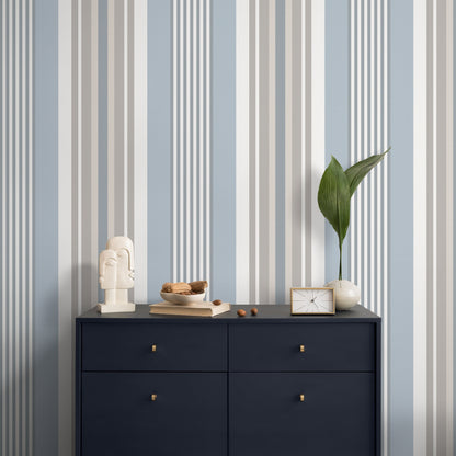 Geometric Striped Wallpaper Farmhouse Wallpaper Peel and Stick and Traditional Wallpaper - D850