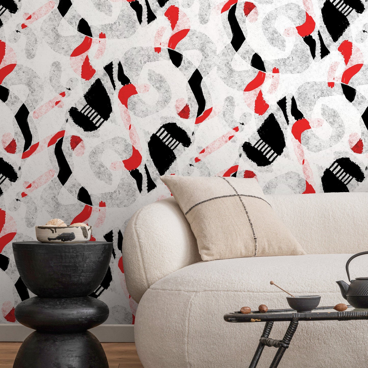 Peel and Stick Wallpaper Removable Wallpaper Wall Decor Home Decor Wall Art Printable Wall Art / Abstract Contemporary Wallpaper - X106