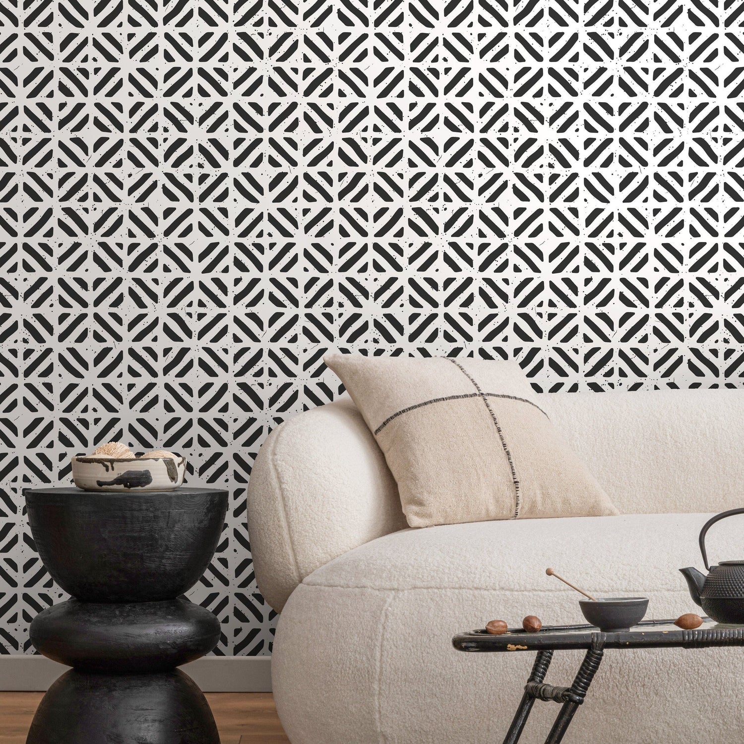 Removable Wallpaper Scandinavian Wallpaper Temporary Wallpaper Minimalistic Wallpaper Peel and Stick Wallpaper Wall Paper - A605