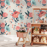 Removable Wallpaper Temporary Wallpaper Vintage Wallpaper Peel and Stick Wallpaper Wall Paper - A617