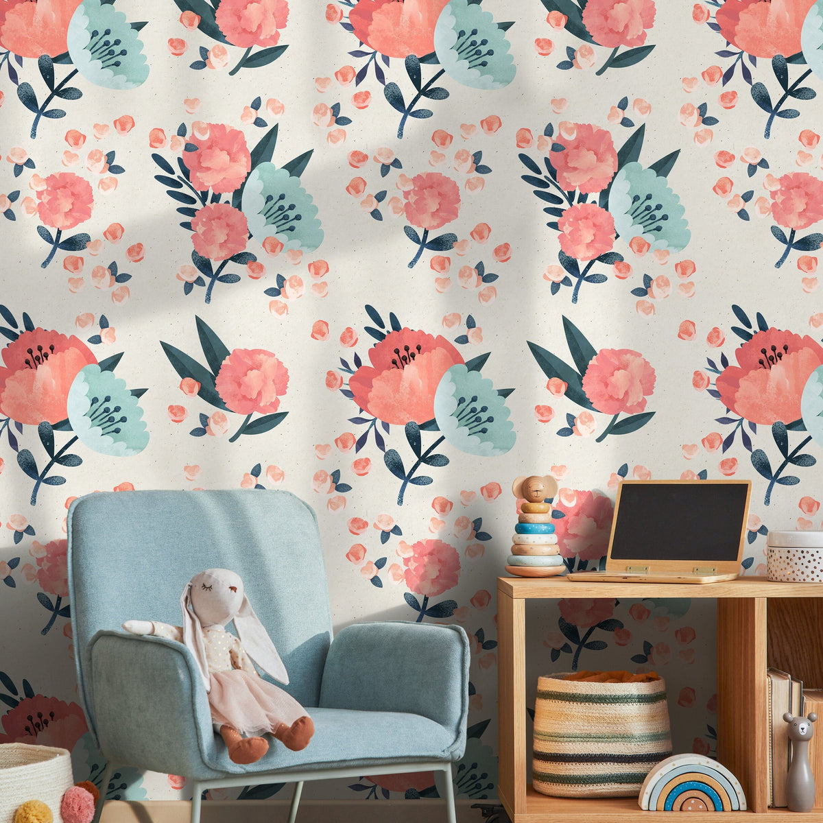 Removable Wallpaper Temporary Wallpaper Vintage Wallpaper Peel and Stick Wallpaper Wall Paper - A617
