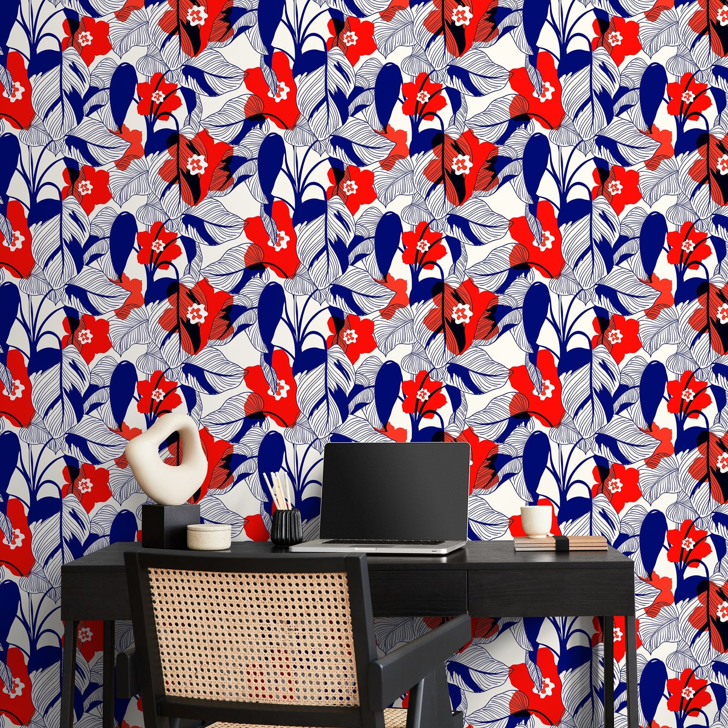 Removable Wallpaper, Temporary Wallpaper, Peel and Stick Wallpaper, Wall Paper, Boho - A791