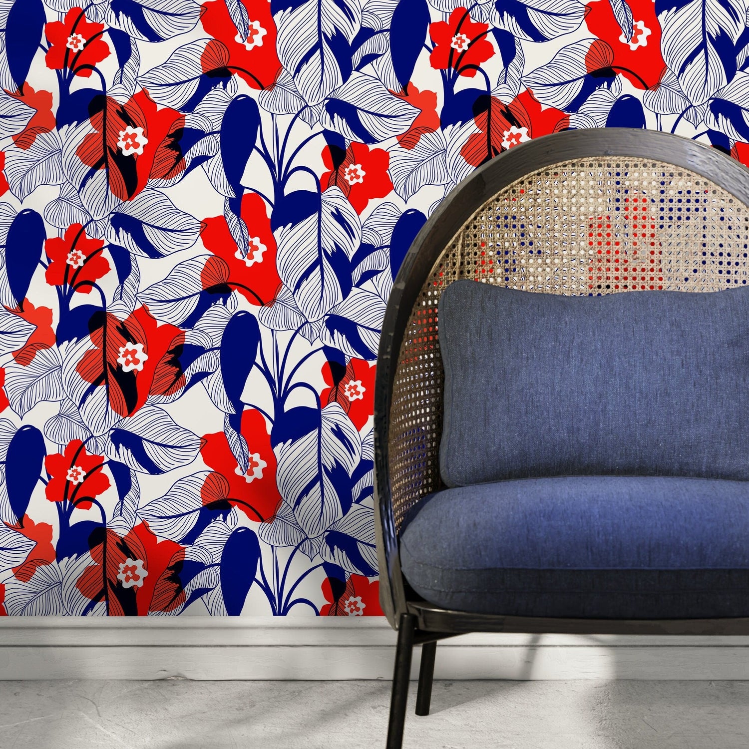 Removable Wallpaper, Temporary Wallpaper, Peel and Stick Wallpaper, Wall Paper, Boho - A791
