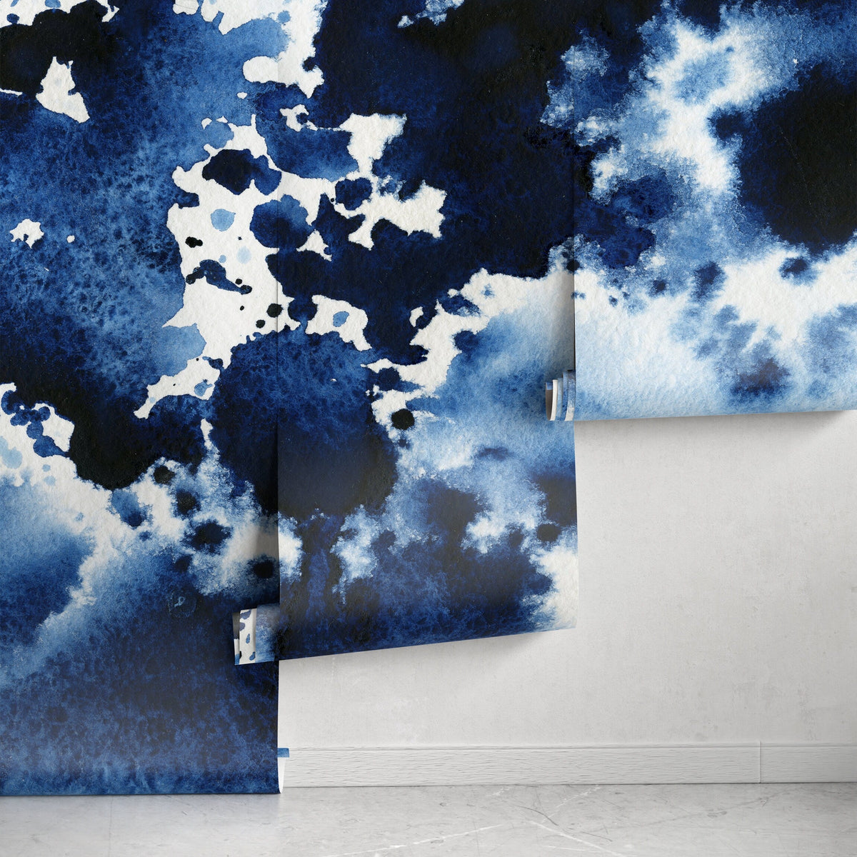 Watercolor Wallpaper Removable Wallpaper Watercolor Print Removable Wallpaper Temporary Wallpaper Watercolor Mural Large Wall Paper - A223