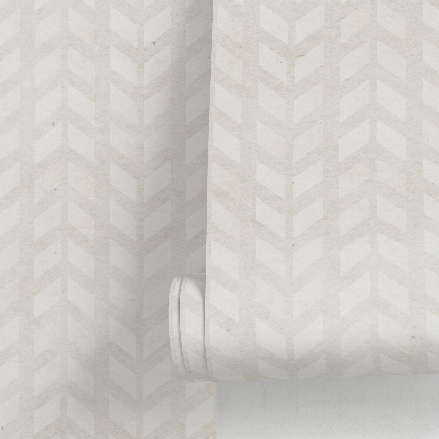 Wallpaper Peel and Stick Wallpaper Removable Wallpaper Home Decor Wall Art Wall Decor Room Decor / Modern Beige Geometrical Wallpaper - A293