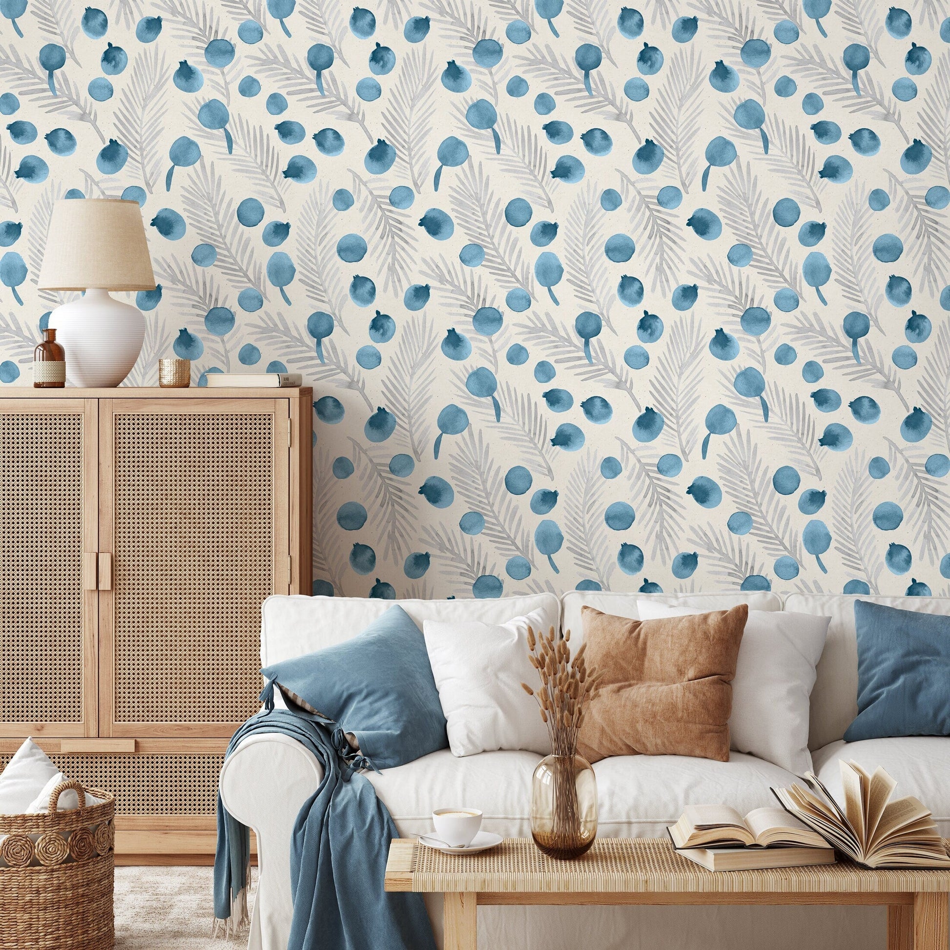 Feathers Wallpaper, Removable Wall Decor, Peel and Stick Wallpaper, Peacock Wallpaper, Removable, Wall Paper Removable, Wallpaper - A320