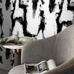 Removable Wallpaper Peel and Stick Wallpaper Wall Paper Wall Mural Wallpaper Watercolor Wallpaper Watercolor Print / Black and white - X111