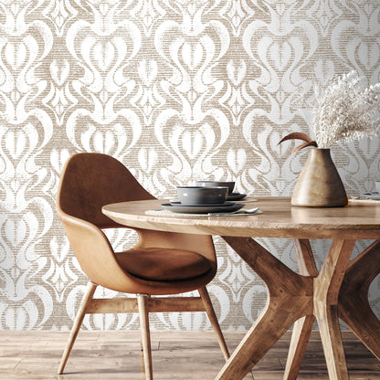 Vintage Abstract Wallpaper / Peel and Stick Wallpaper Removable Wallpaper Home Decor Wall Art Wall Decor Room Decor - C869