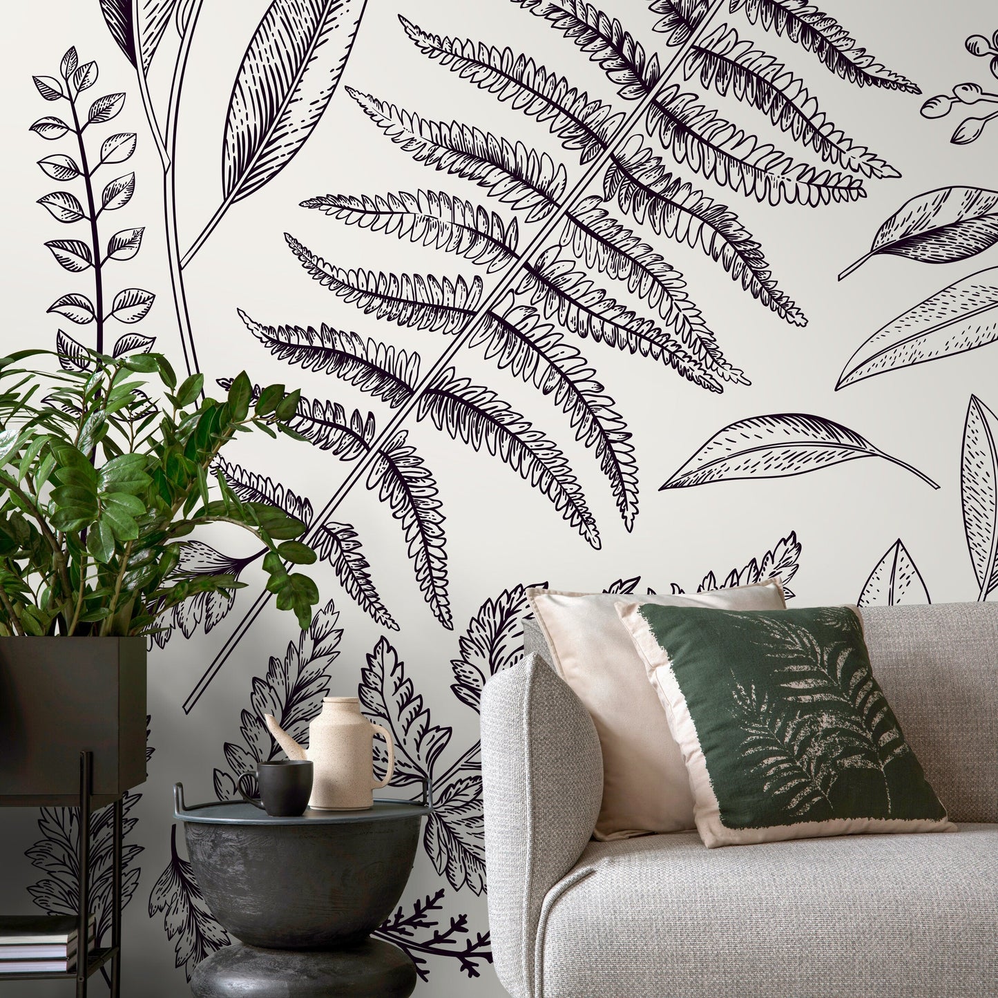 Botanical Sketches Wallpaper - C041