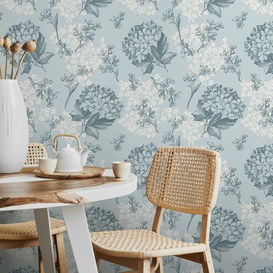 Removable Wallpaper, Floral Wall, Peel and Stick Wallpaper, Removable Wallpaper, Wall Paper Removable, Wallpaper - A631