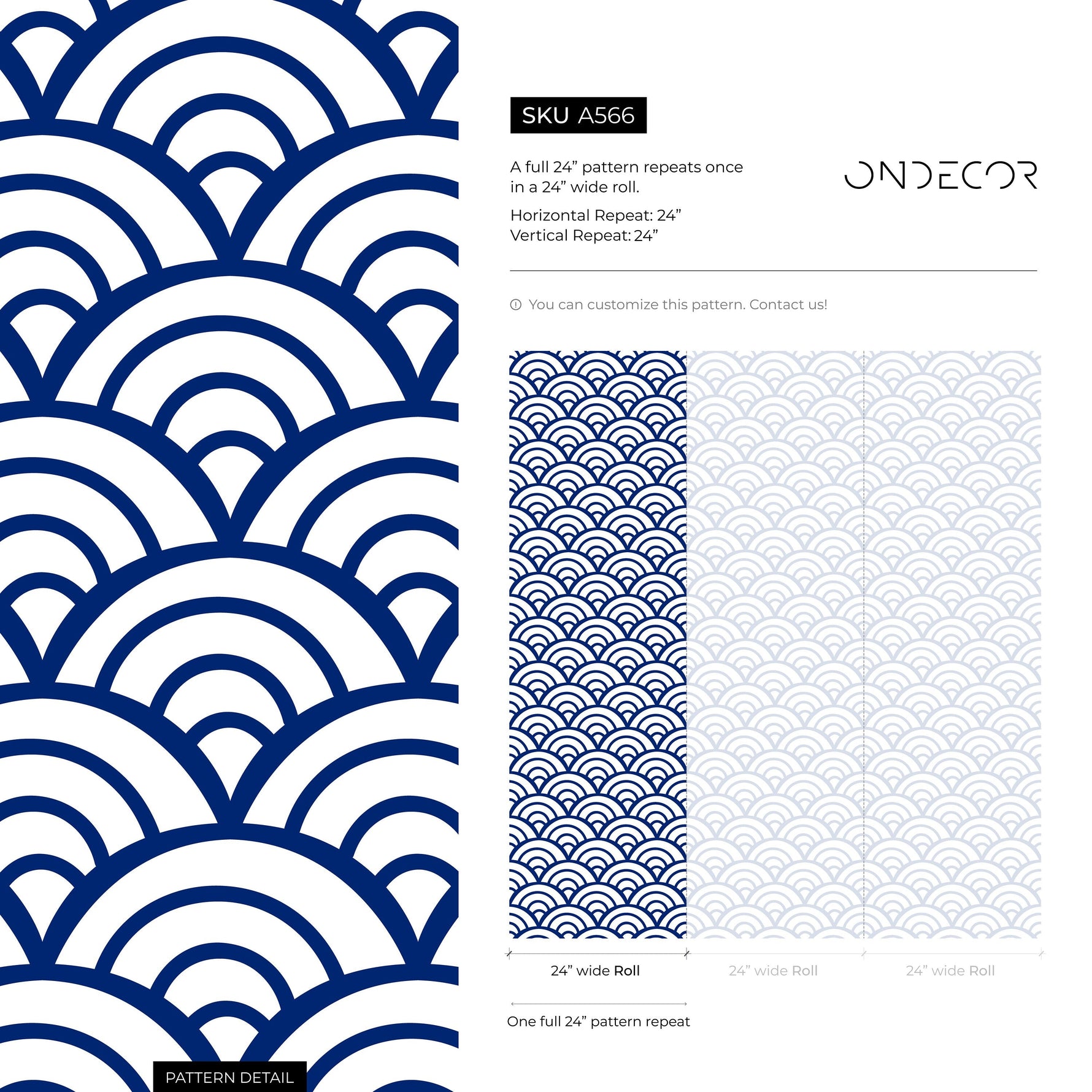 Temporary Wallpaper Nursery Decor Removable Wallpaper Peel and Stick Geometric Wallpaper Wall Cute Navy Blue Wallpaper - A566