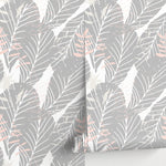 Removable Wallpaper Floral Wall Temporary Wallpaper Nursery Wallpaper Wall Decor Wall Paper Removable Peel and Stick Wallpaper - A678