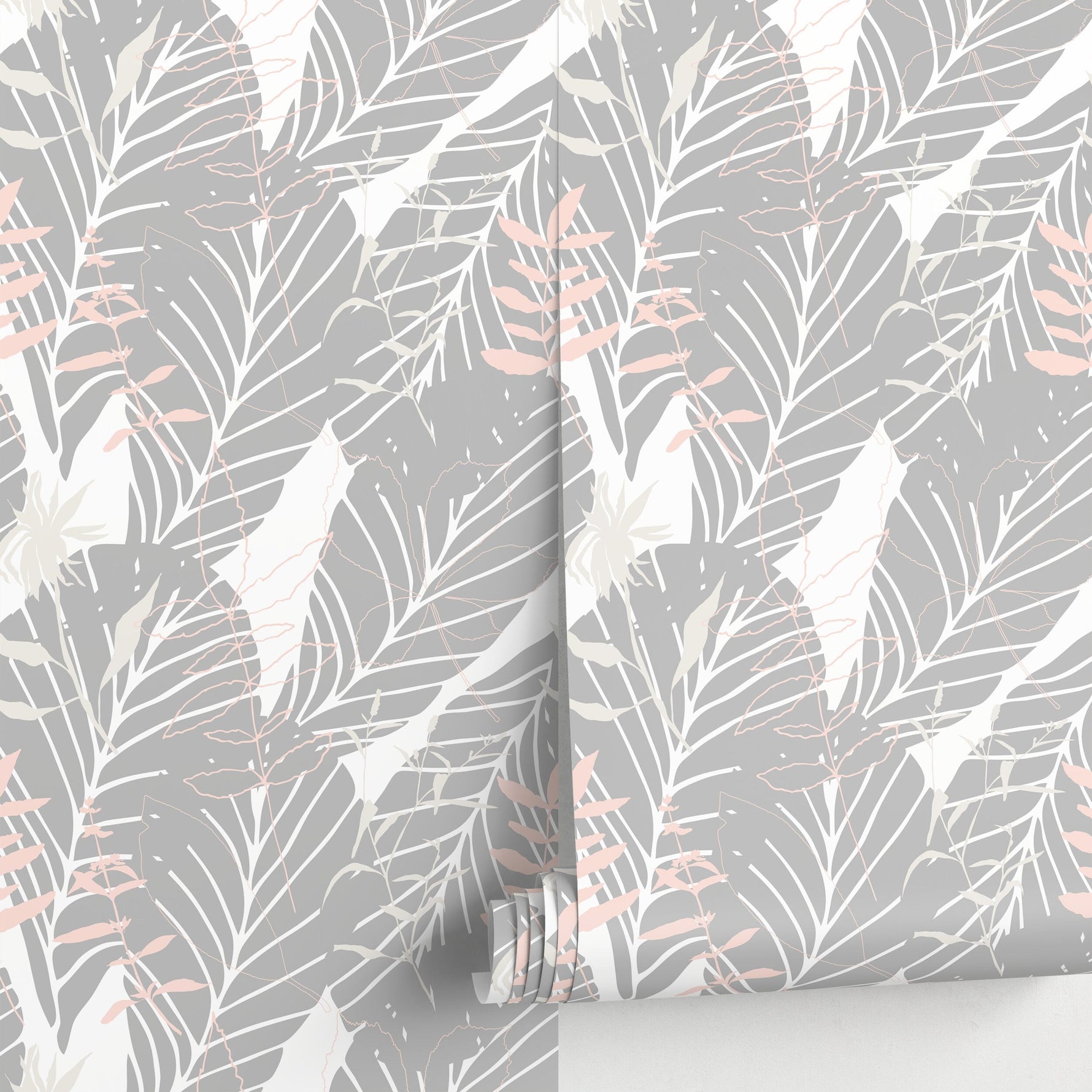 Removable Wallpaper Floral Wall Temporary Wallpaper Nursery Wallpaper Wall Decor Wall Paper Removable Peel and Stick Wallpaper - A678